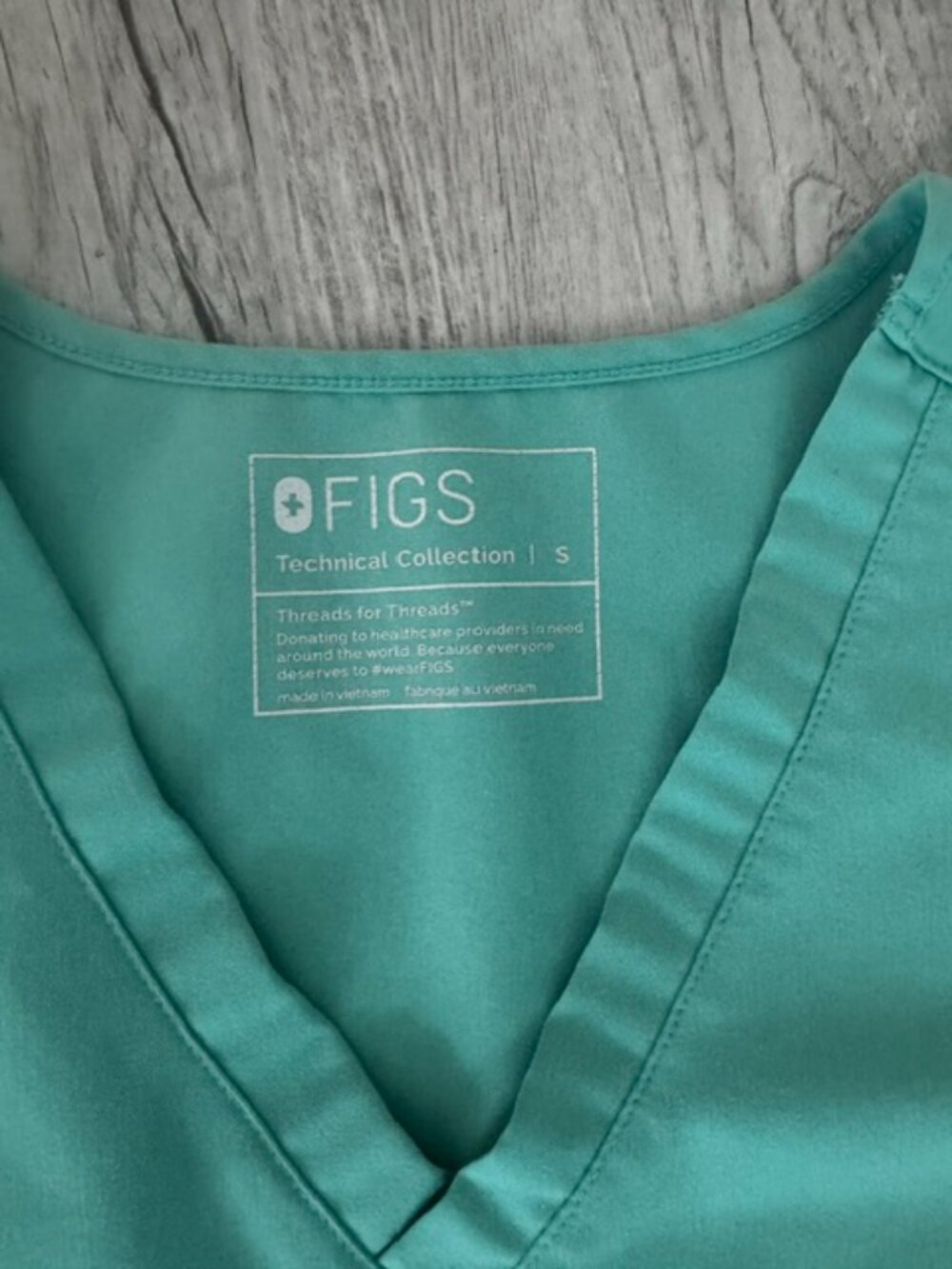 Figs - Catarina - Surgical Green - Small - Picture 2 of 3